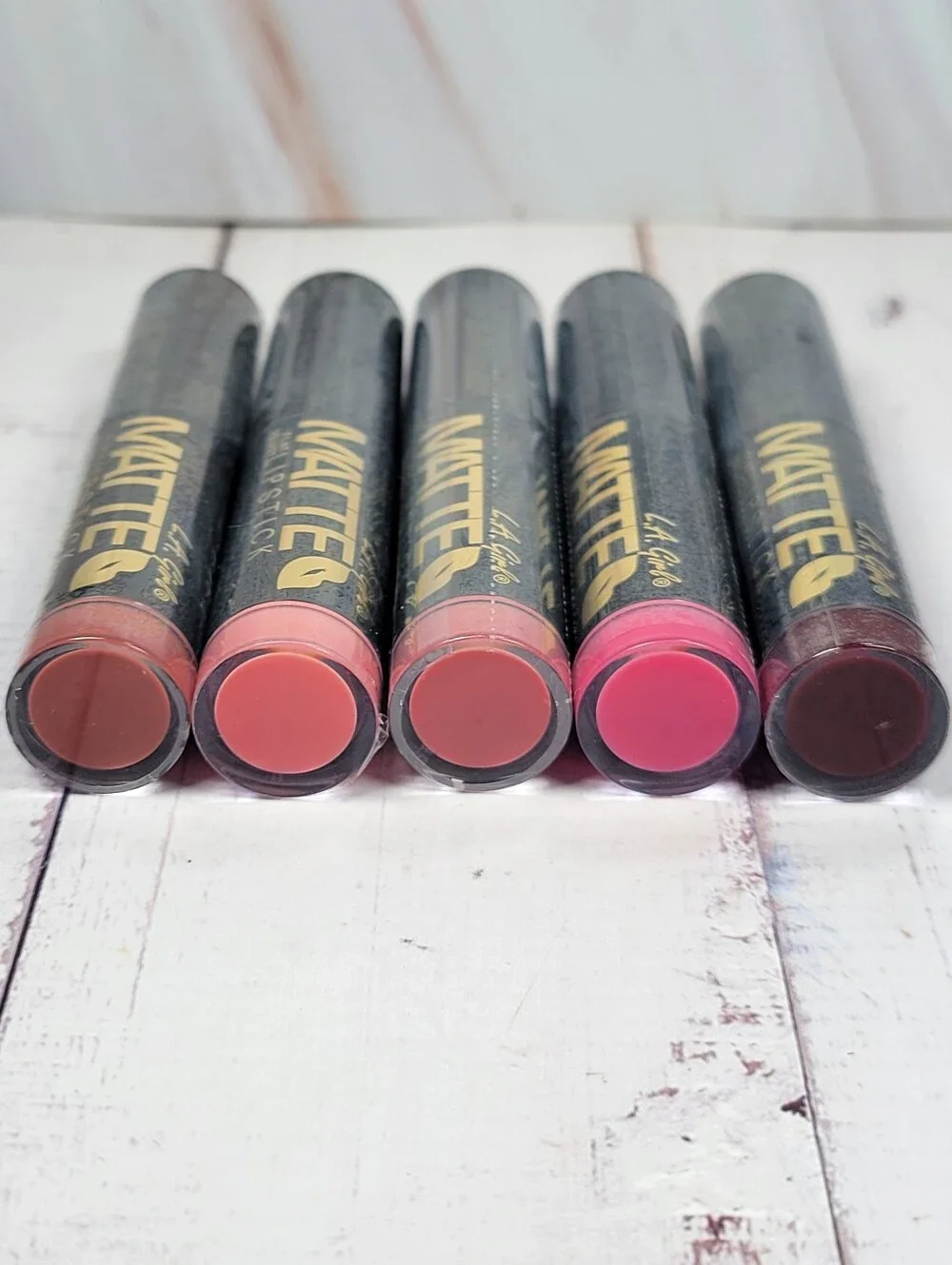 L.A. Girl Matte Flat Velvet Lipstick Bundle NEW!